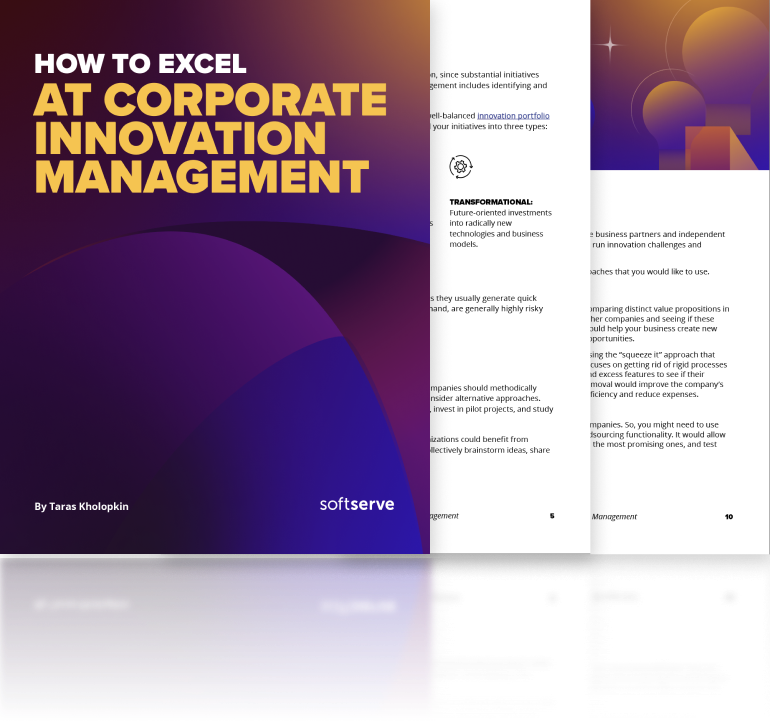 How to excel at corporate innovation management