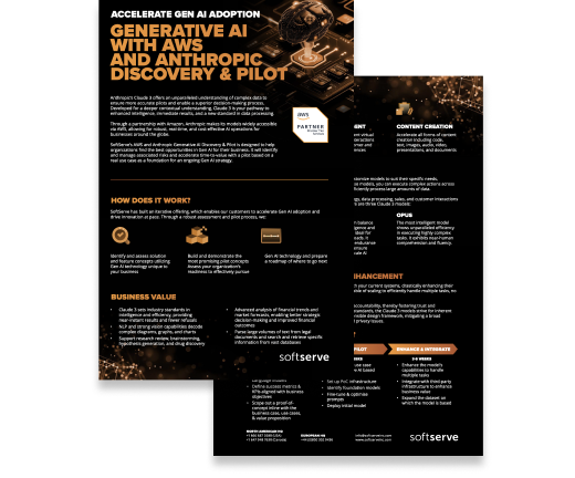 GenAI with Anthropic Claude 3 | AWS & SoftServe